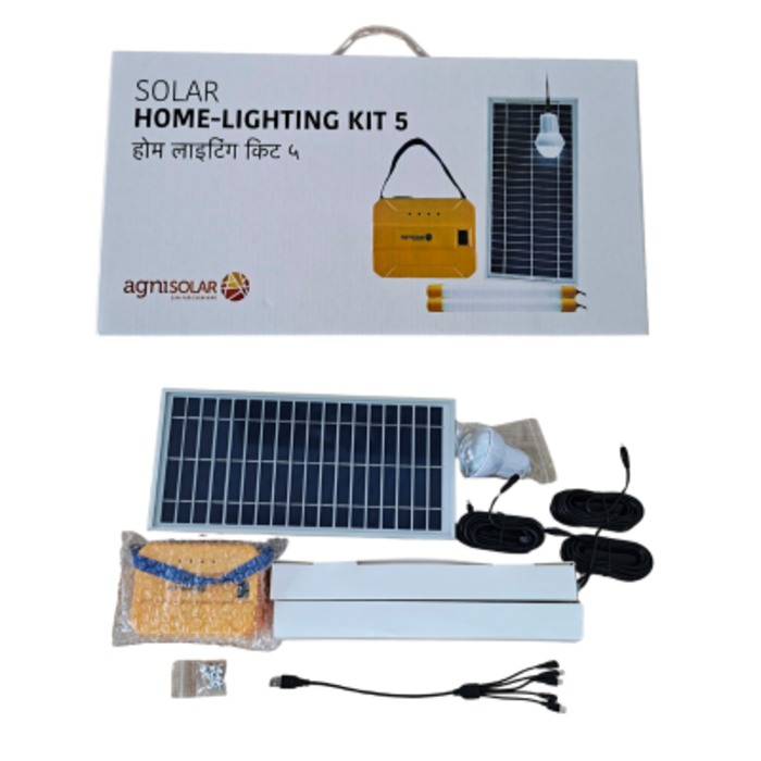 AgniSolar Home Lighting Kit 5
