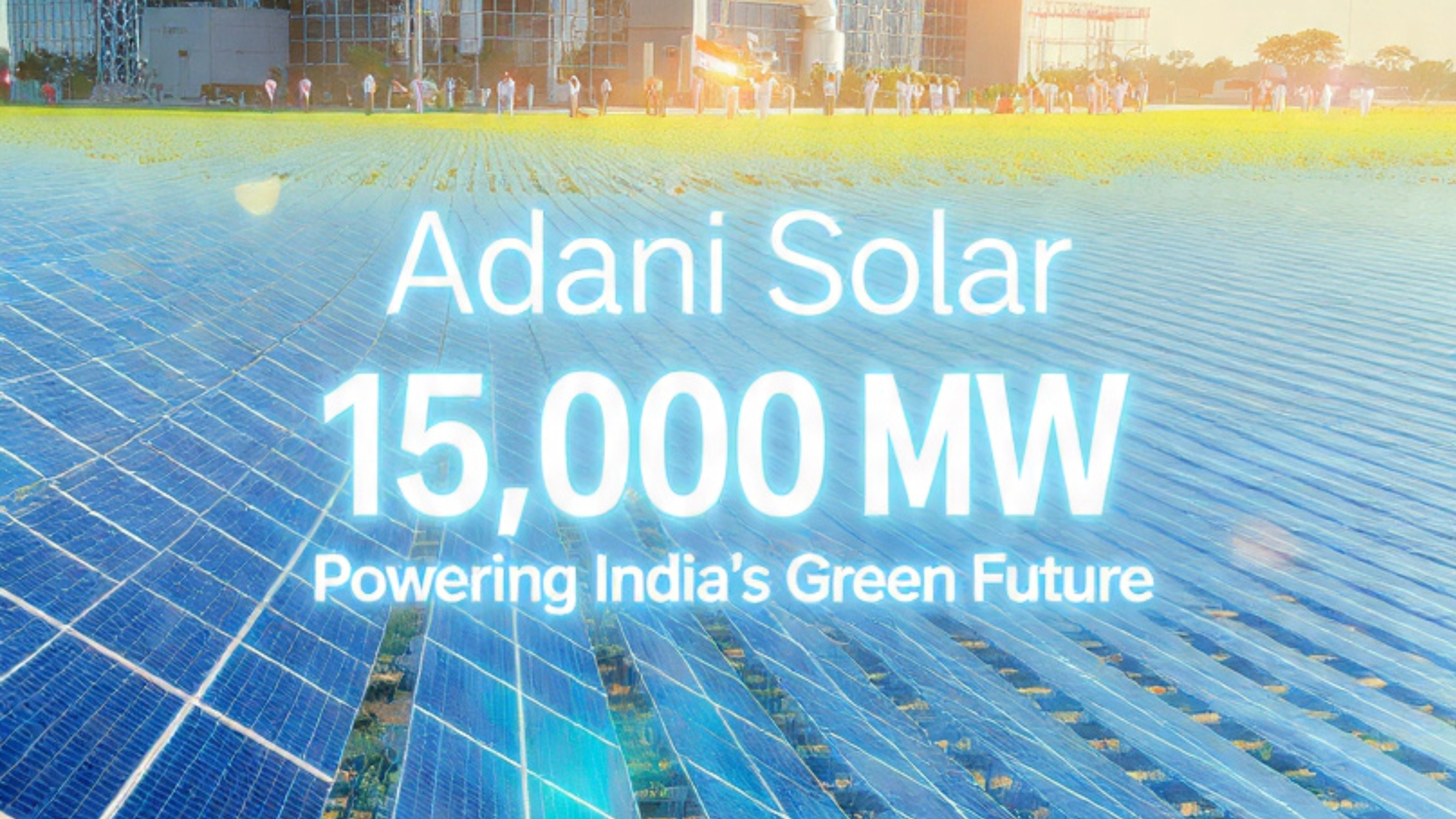 Adani Solar Creates History with 15,000 MW Milestone