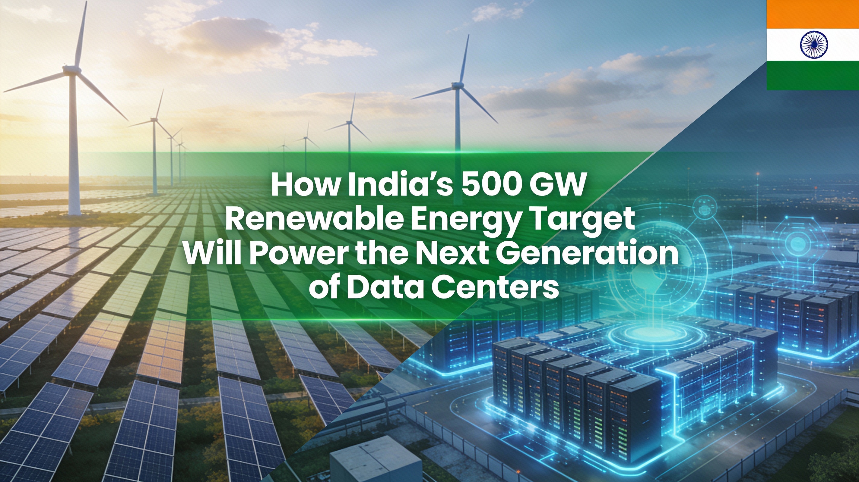 How India’s 500 GW Renewable Energy Target Will Power the Next Generation of Data Centers