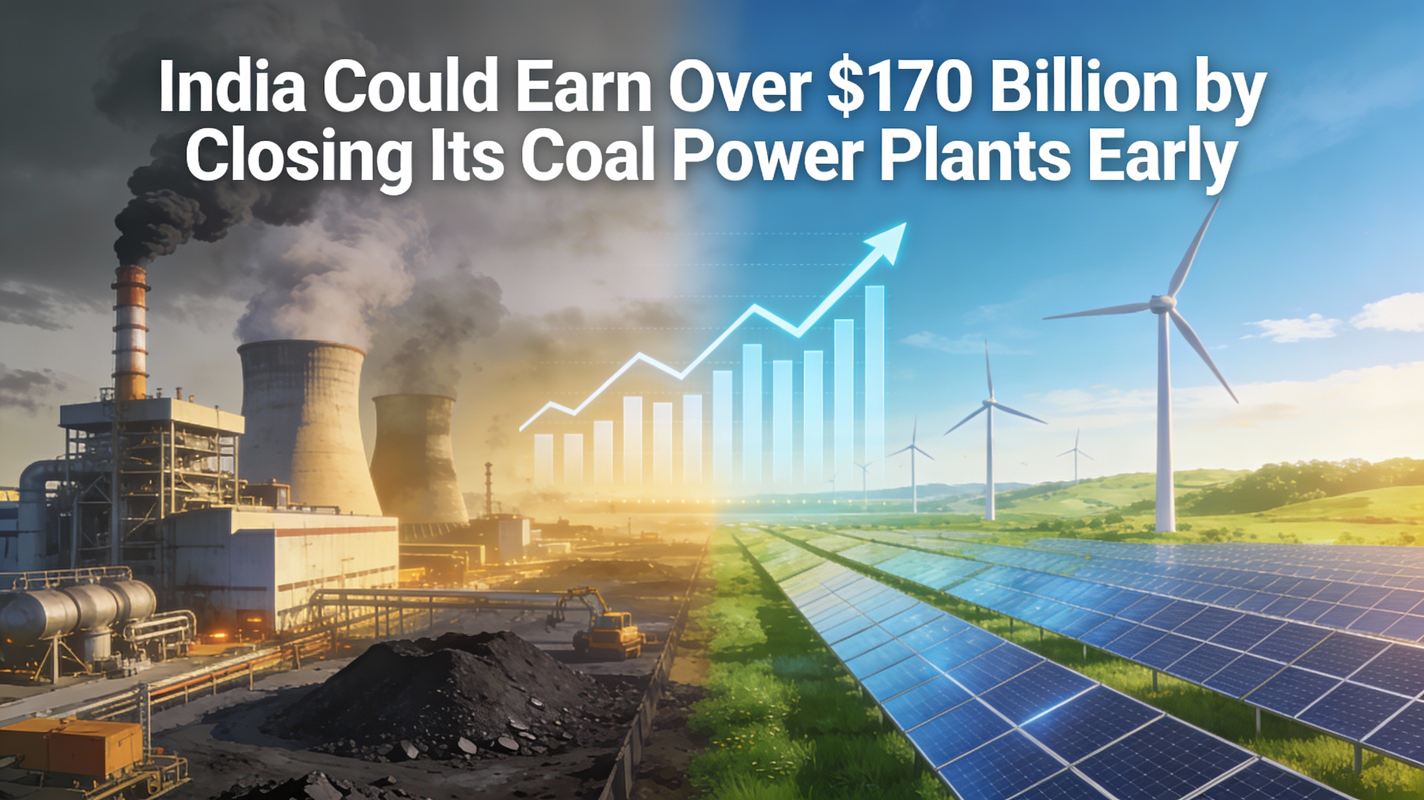 India Could Earn Over $170 Billion by Closing Its Coal Power Plants Early