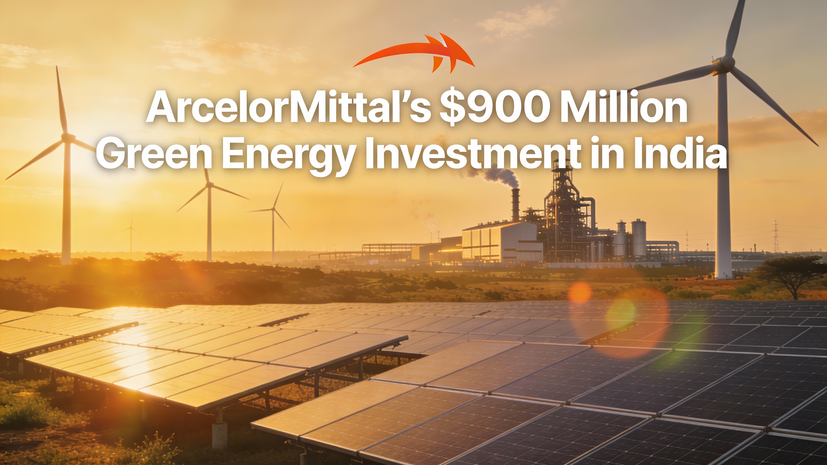 ArcelorMittal to Invest $900 Million in Three Renewable Energy Projects Across India