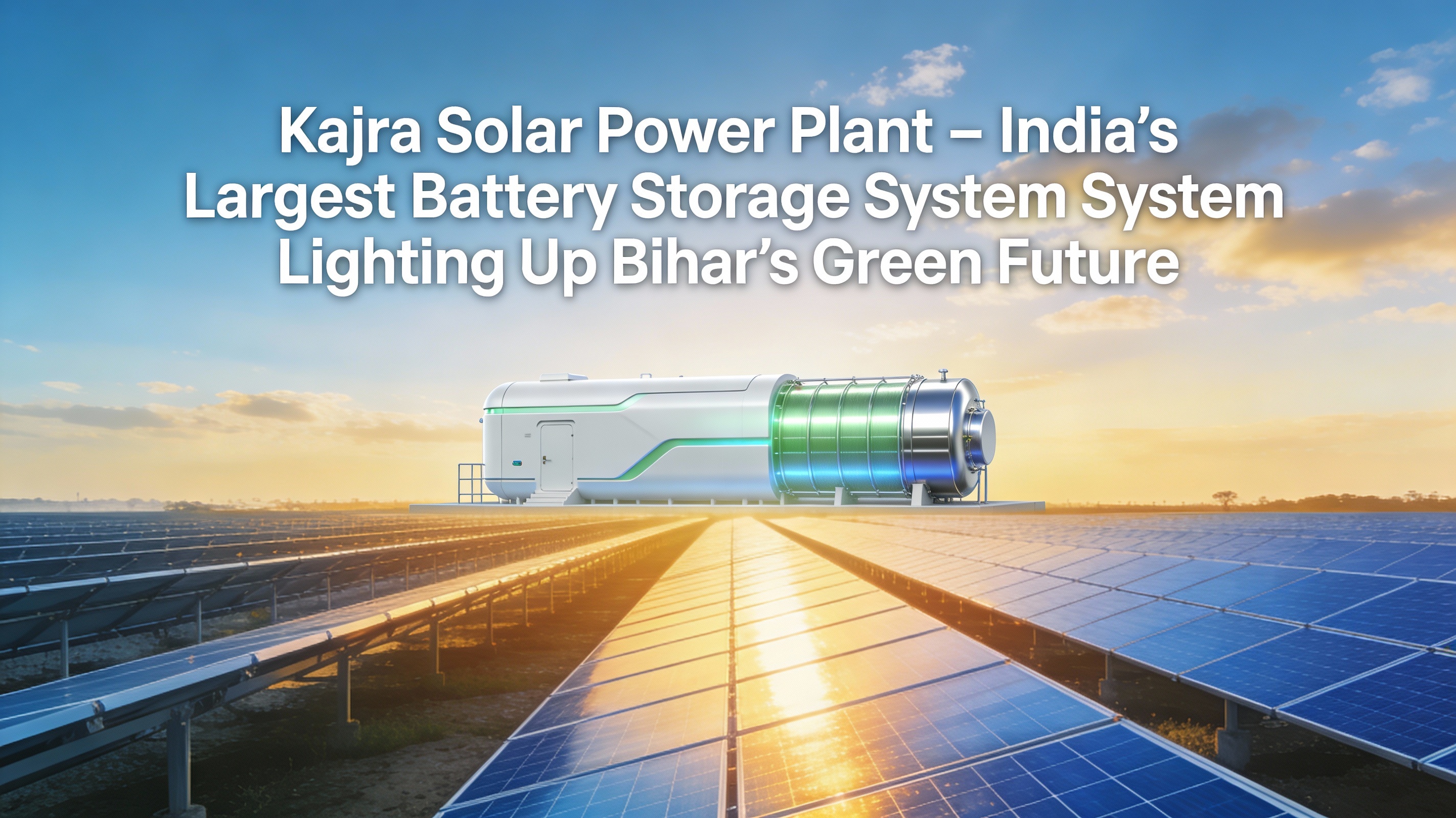 Kajra Solar Power Plant: India’s Largest Battery Storage System Lighting Up Bihar’s Green Future