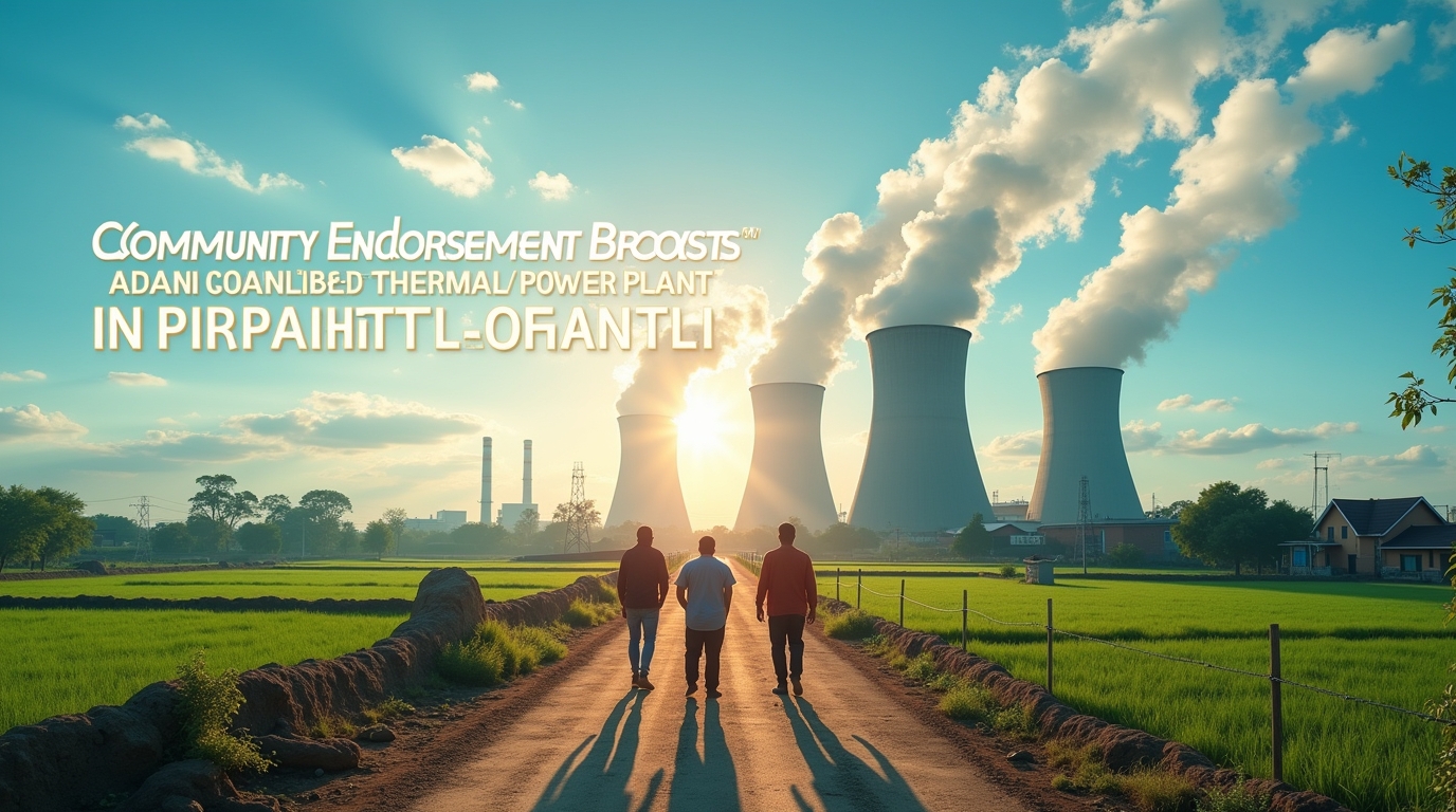 Community Endorsement Boosts Adani's 2400 MW Thermal Power Plant in Pirpainti, Bhagalpur